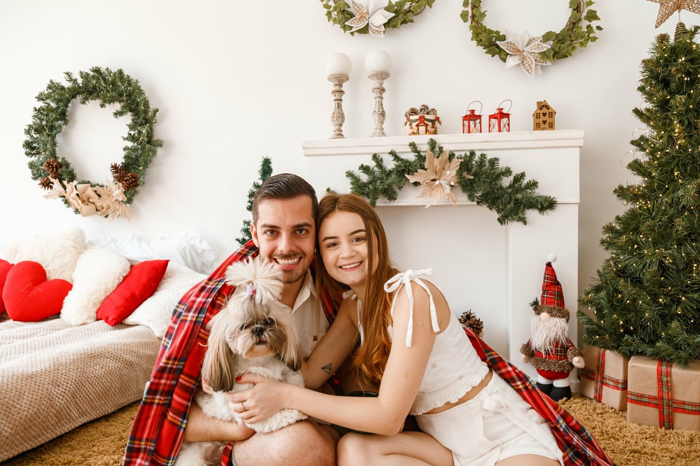 Ensaio de Natal Tainara, Hugo e Sol - Alphaville - São Paulo Ensaio de Natal Tainara, Hugo e Sol - Alphaville - São Paulo