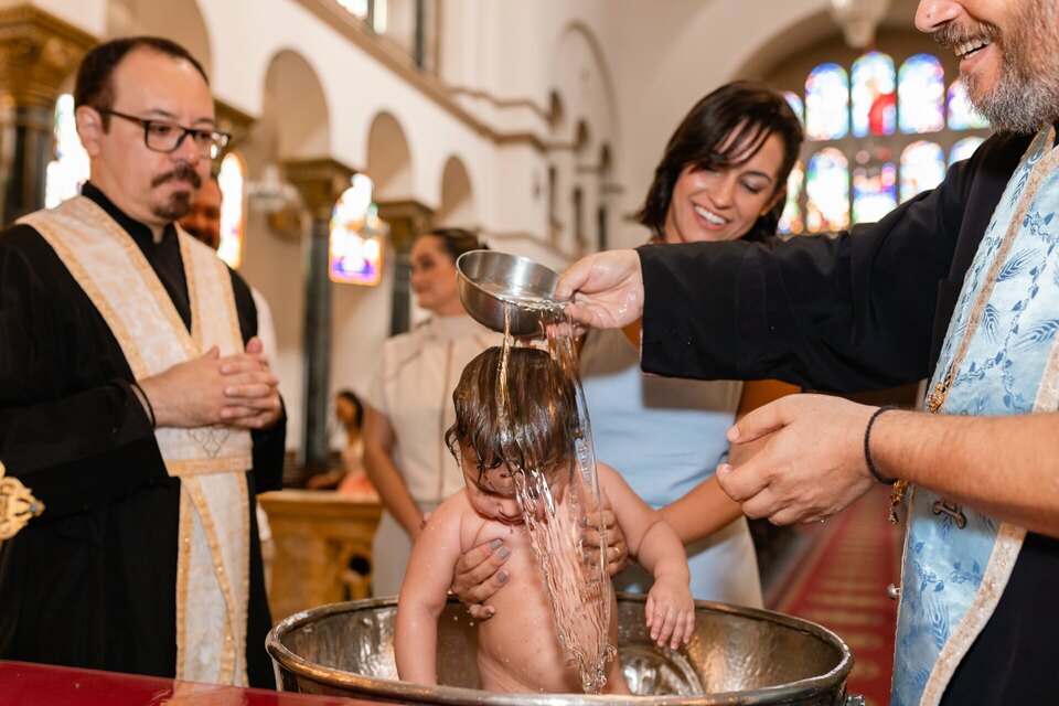 Batizado na Catedral Metropolitana Ortodoxa de São Paulo - Catarina
