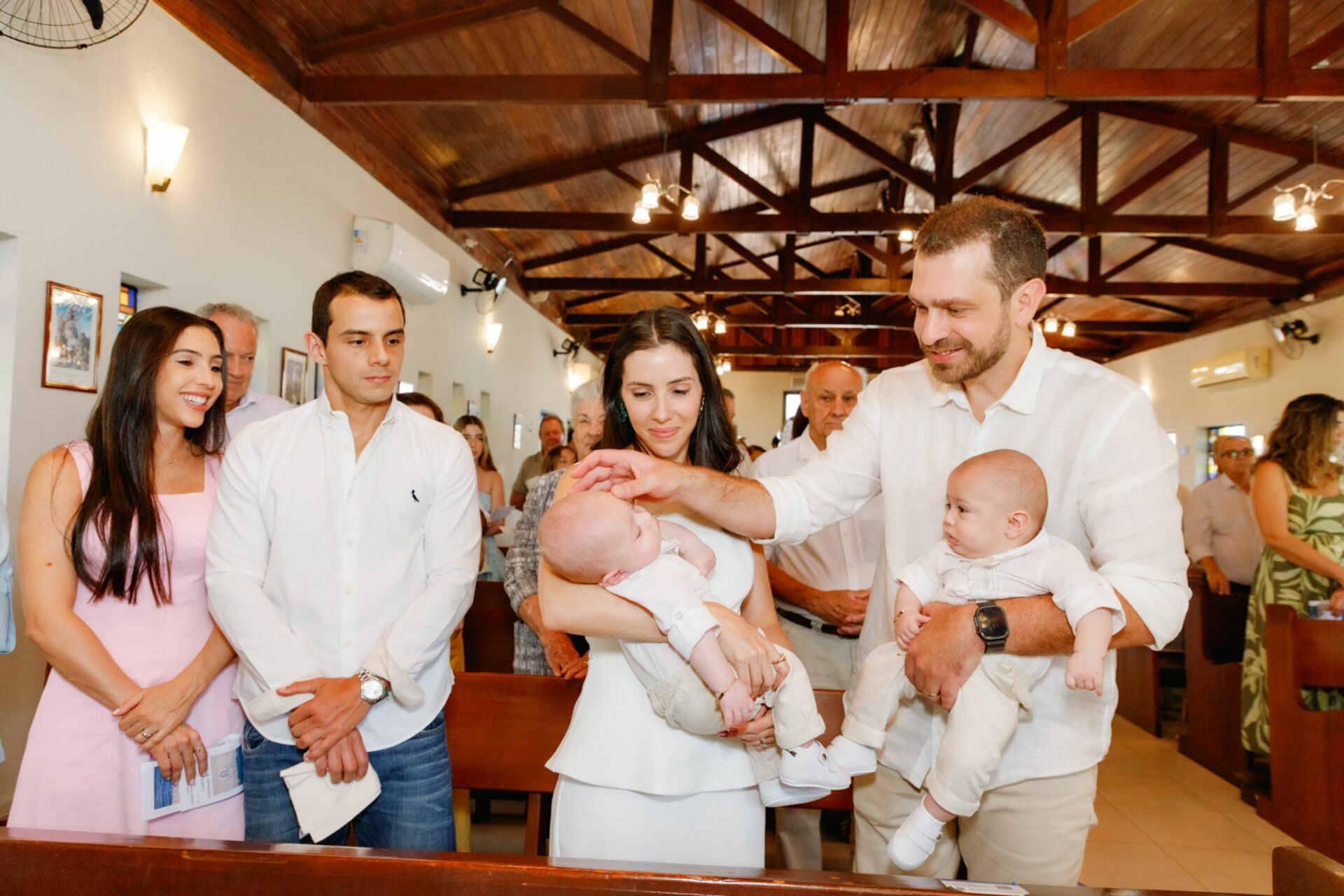 Foto Batizado Pedro e Gabriel - Capela Alphaville Campinas - São Paulo - Imagem 85