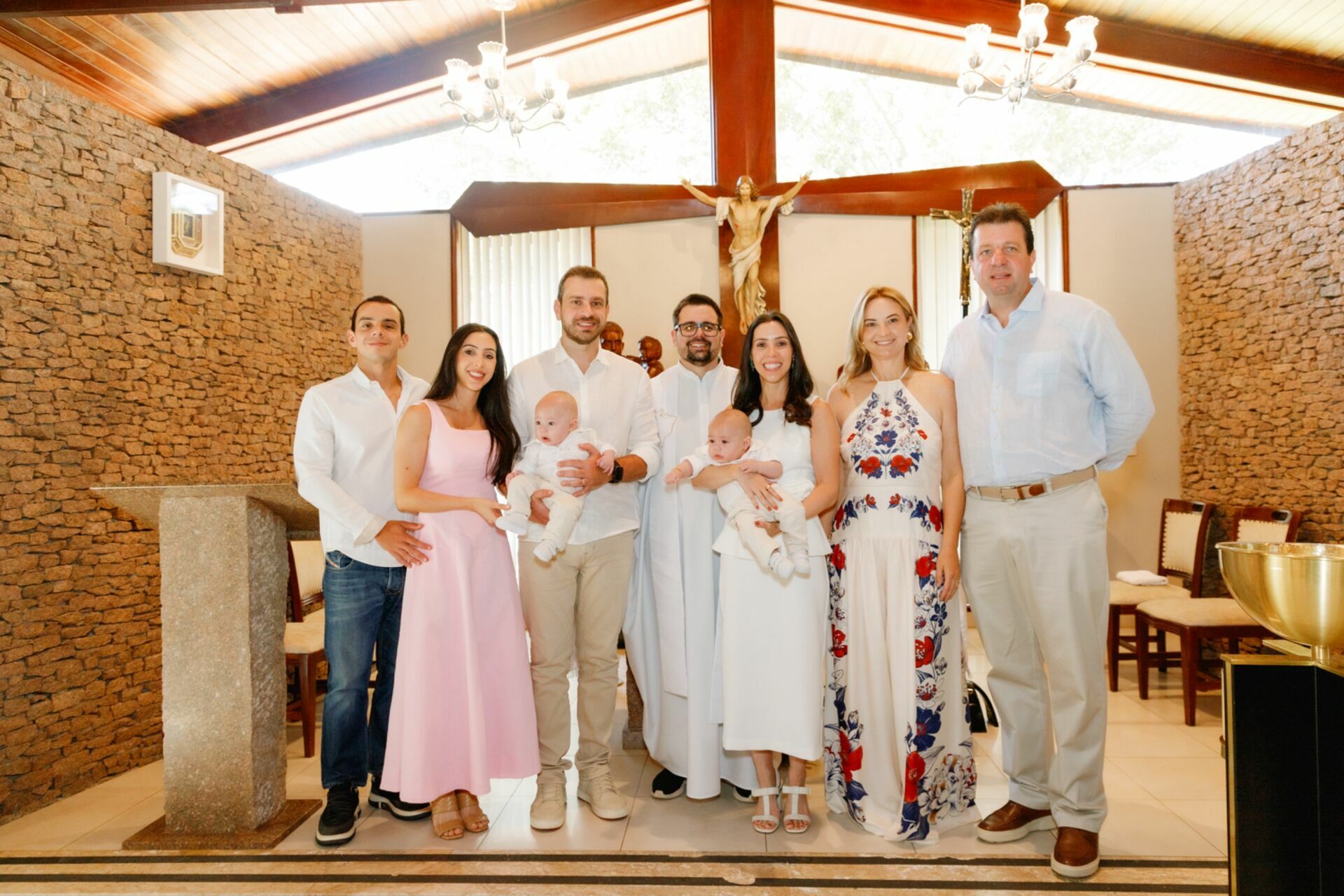 Foto Batizado Pedro e Gabriel - Capela Alphaville Campinas - São Paulo - Imagem 127