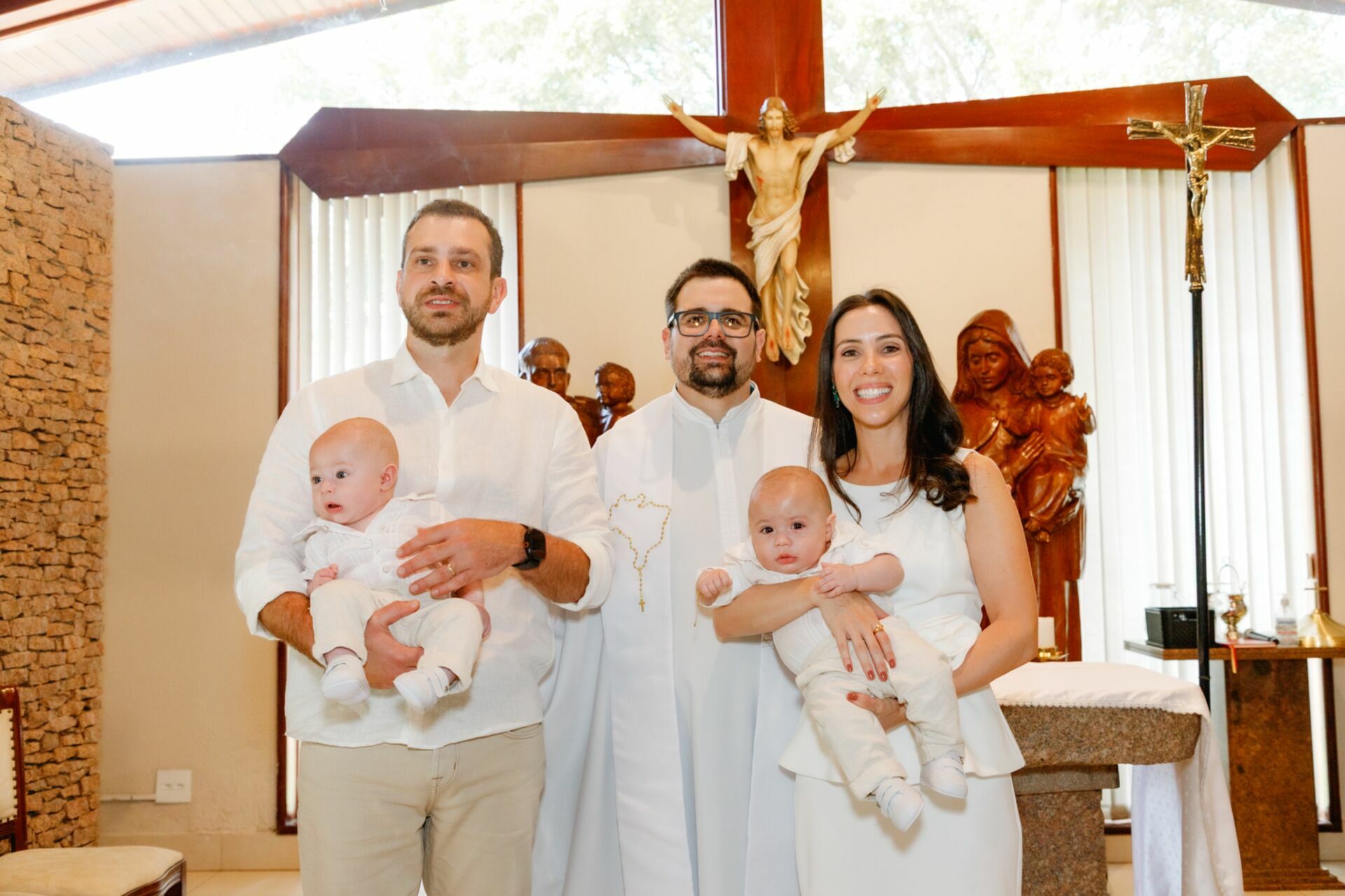 Foto Batizado Pedro e Gabriel - Capela Alphaville Campinas - São Paulo - Imagem 126