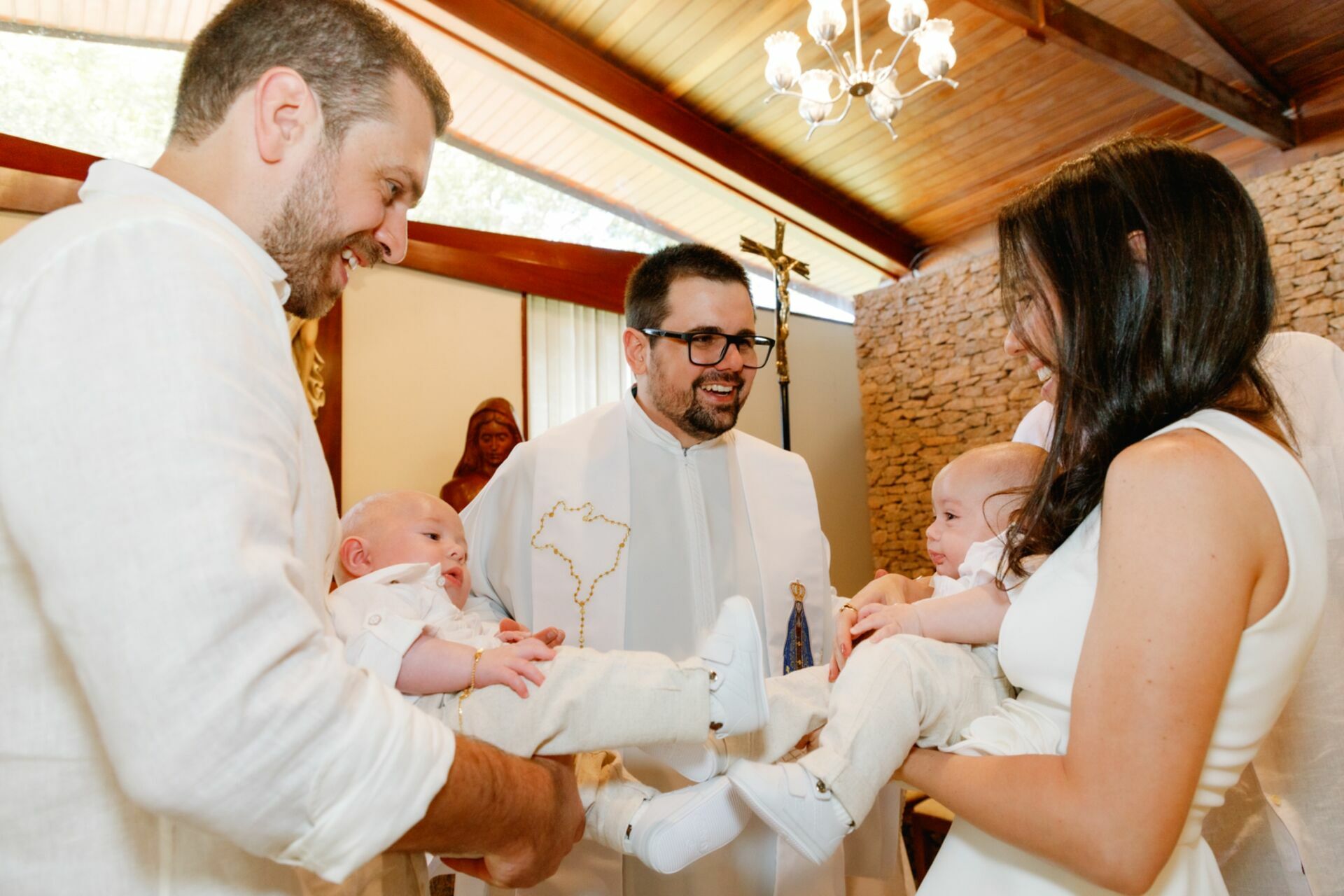 Foto Batizado Pedro e Gabriel - Capela Alphaville Campinas - São Paulo - Imagem 130