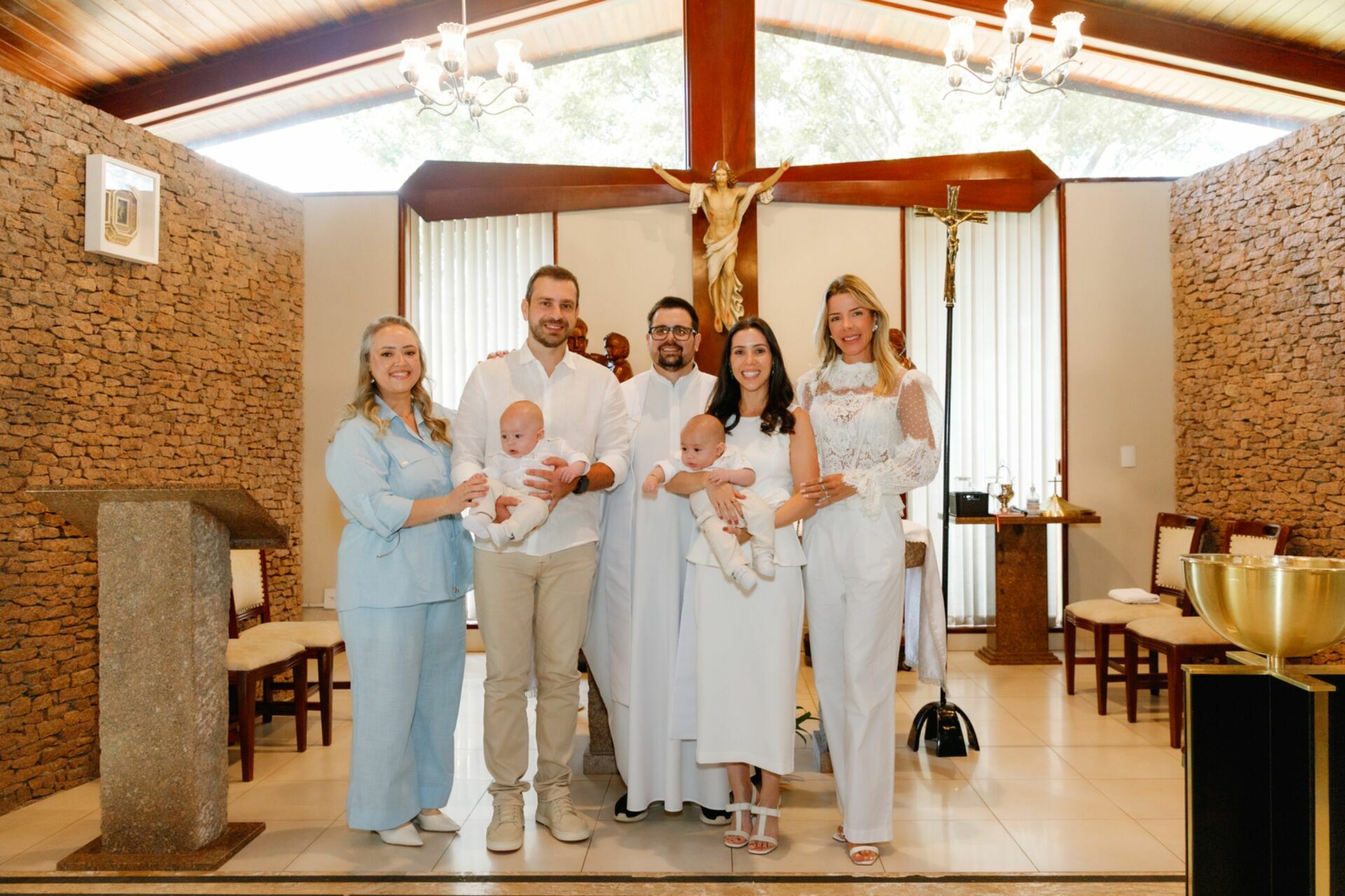 Foto Batizado Pedro e Gabriel - Capela Alphaville Campinas - São Paulo - Imagem 128